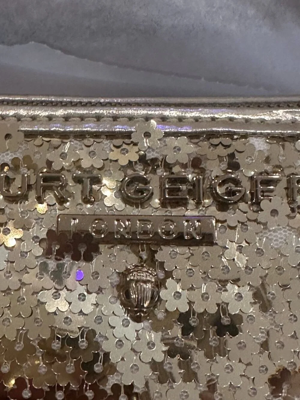 Kurt Geiger sparkly brand